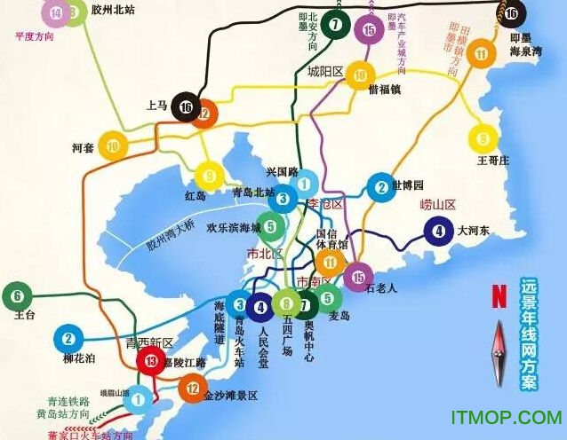 青岛地铁图最新版高清，获取及应用指南